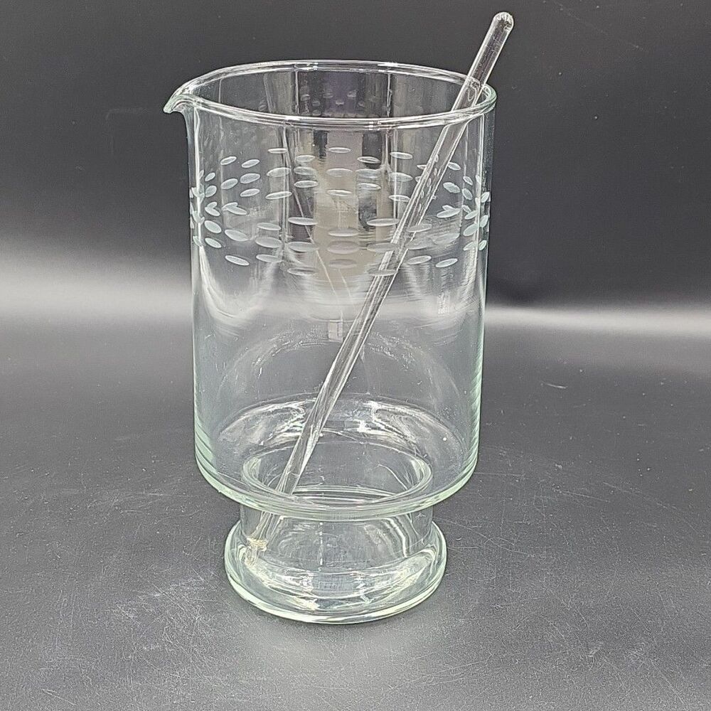 PRINCESS HOUSE Heritage Classic Martini Cocktail Pitcher w/Pour Spout & Stirrer